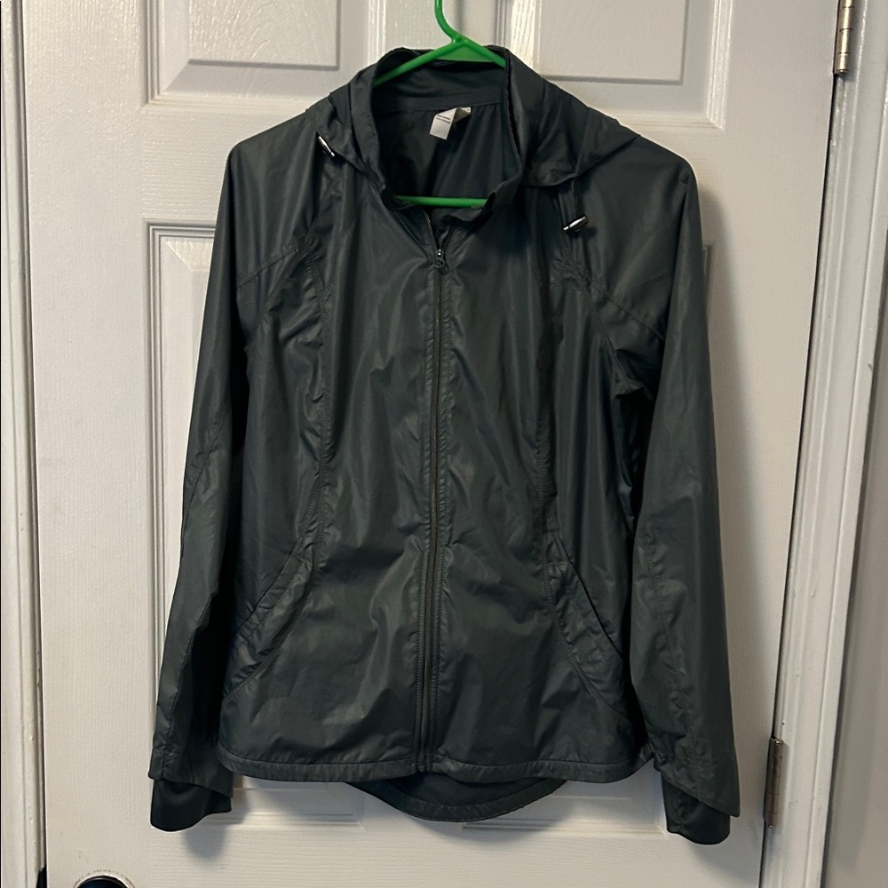 Layer 8 Charcoal Windbreaker Jacket